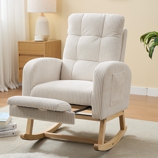 Nursery Rocker Chair with Side Pocket - Bed Bath & Beyond - 42856969