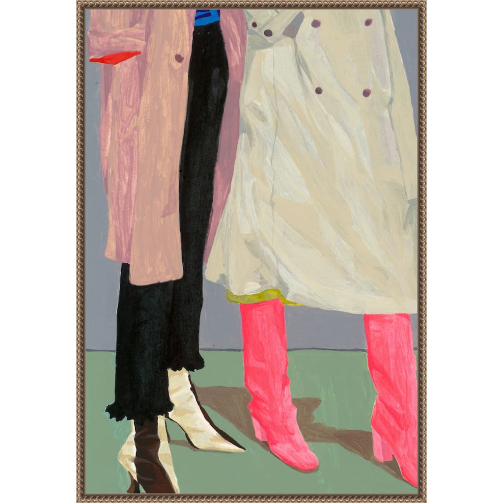 Siblings by Sophia Novosel (23 x 33 in.), Framed Canvas Wall Art Print