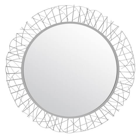 SAFAVIEH Elsie 29-inch Round Decorative Accent Mirror - 28.8" W x 1.3" D x 28.8" H