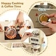 preview thumbnail 6 of 8, Gymax Kids Corner Play Kitchen w/Faucet Dishwasher Stoves Coffee