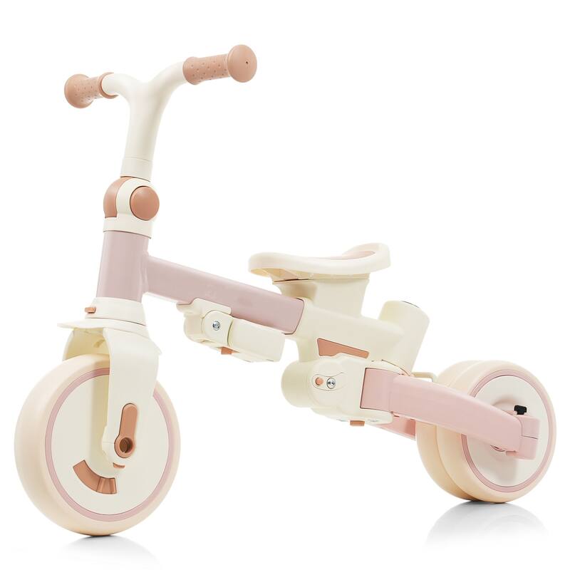 7 In 1 Baby Tricycle, Foldable Toddler Tricycle With Removable And Adjustable Parent Handle,For 12-72 Months