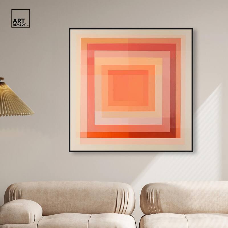 Minimal Color Blocks III Canvas by Art Remedy