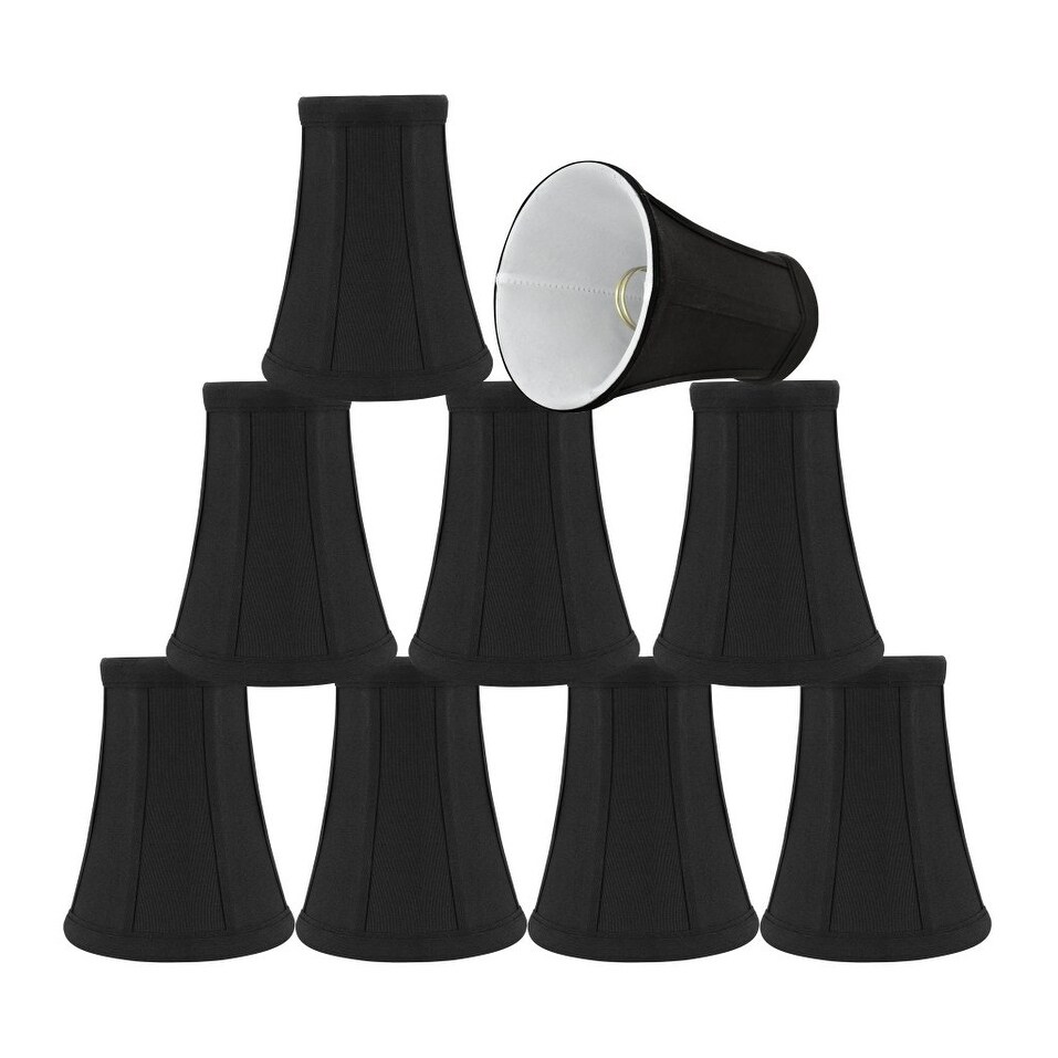 black bell shaped lamp shades