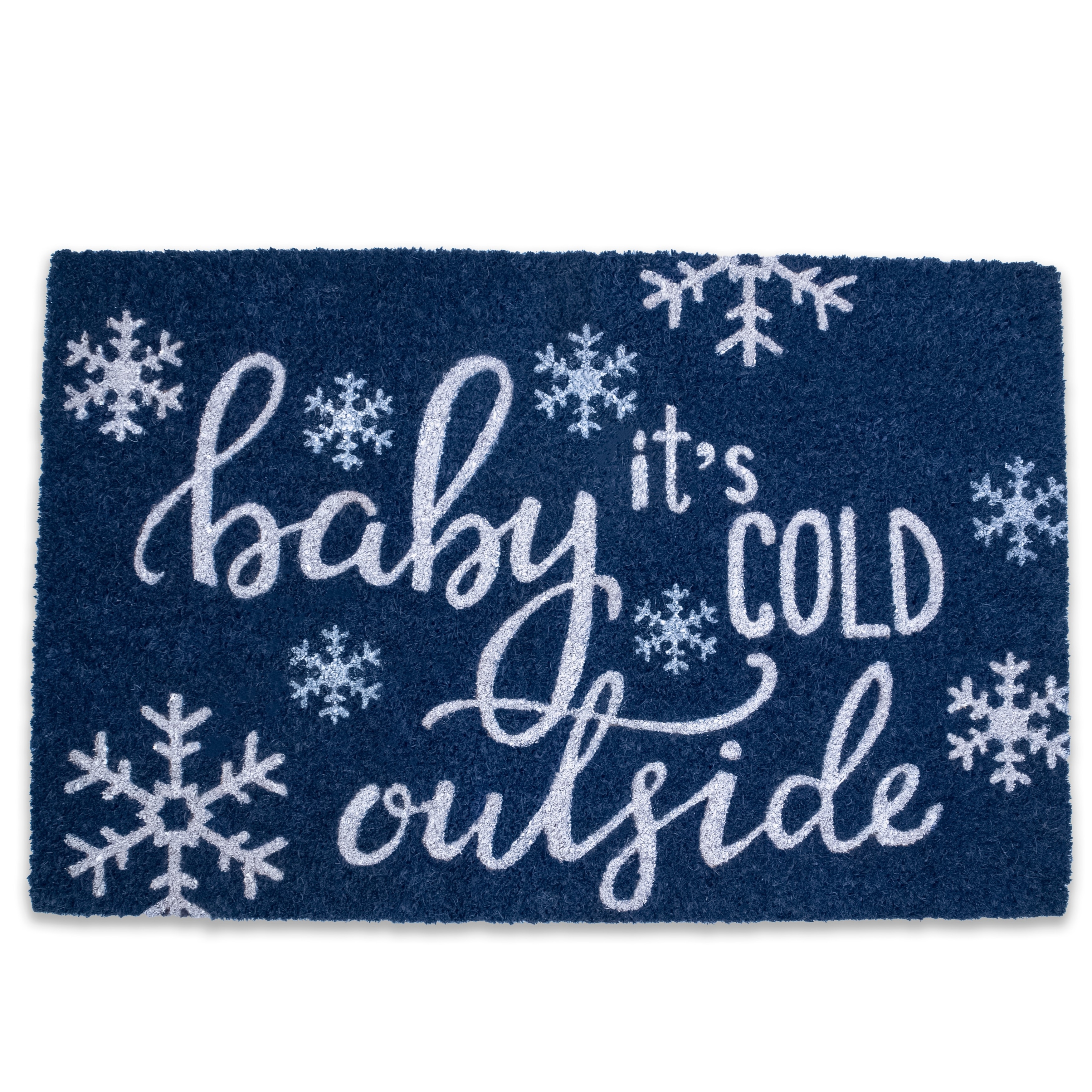Baby It's Cold Outside Coir Winter Doormat 30 X 18 Indoor