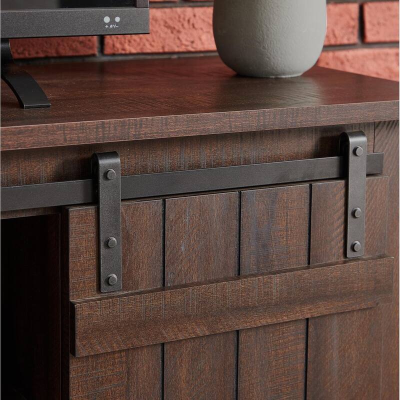 Bli 54-inch Sliding Barn Door TV Stand - 60 Inch