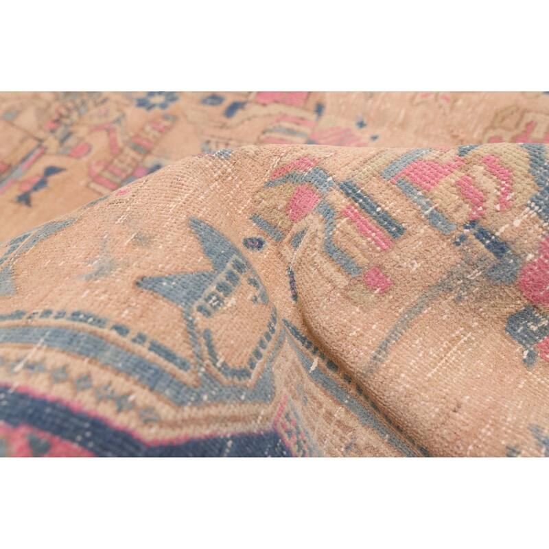 ECARPETGALLERY Hand-knotted Antalya Vintage Tan Wool Rug - 5'2 x 7'1