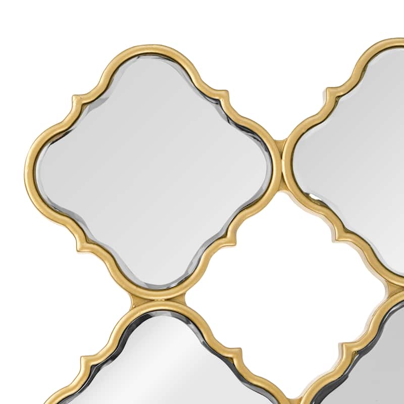 SAFAVIEH Fia Gold Moroccan 47 x 32-inch Rectangle Decorative Mirror - 47.2" x 0.8" x 31.5"