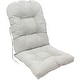 preview thumbnail 88 of 96, Outdoor Adirondack-style Patio Chair Cushion Ashen Ivory