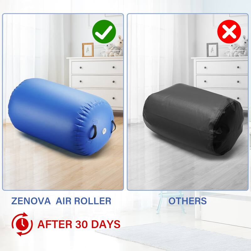Zenova Air Roller Back Handspring Trainer, Inflatable Tumbling Mat Air