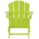 preview thumbnail 37 of 99, POLYTRENDS Laguna Outdoor Eco-Friendly Poly Folding Adirondack Chair (Set of 2)