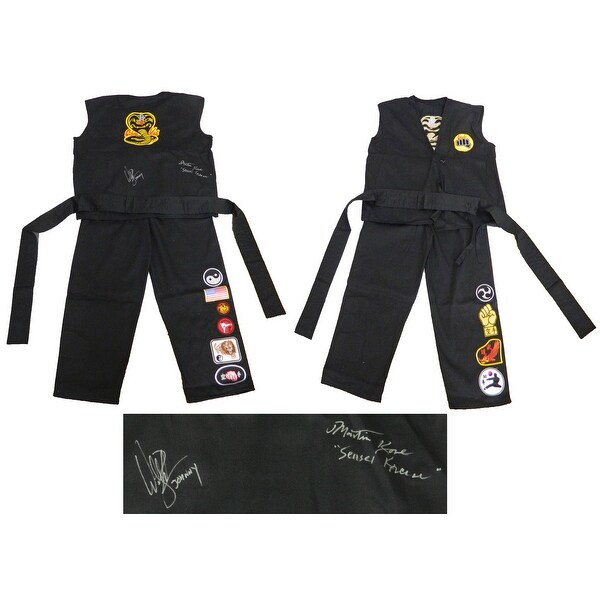 Cobra Kai Gi Authentic William Zabka & Martin "Sensei" Kove Signed