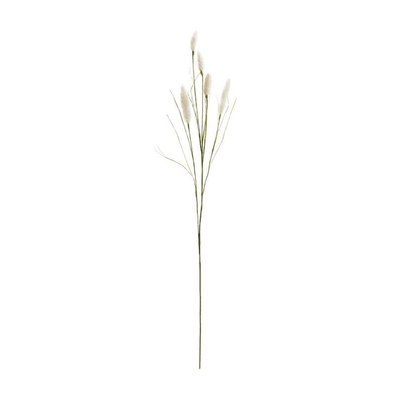 Set of 6 White Foxtail Artificial Sprays 33.5"