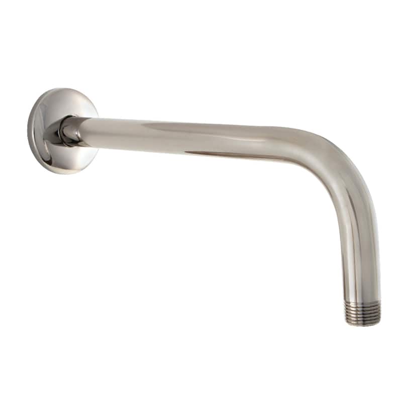 Kingston Brass Claremont 12-Inch Rain Drop Shower Arm - Polished Nickel