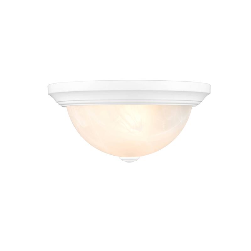 Millennium Lighting Metal 2 Light Flush Mount Ceiling Fixture in Multiple Finishes - N/A