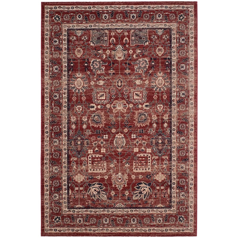 SAFAVIEH Artisan Adelmina Distressed Oriental Rug - 5'1" x 7'6" - Rust/Rust