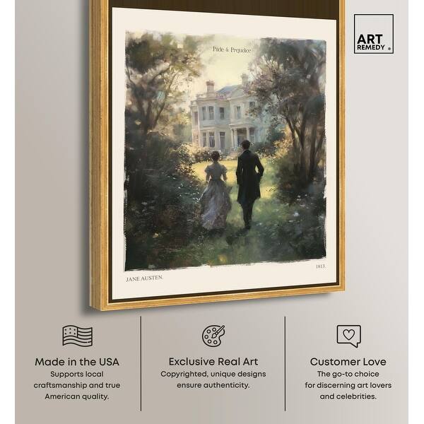 Pride and Prejudice Scene Canvas by Art Remedy