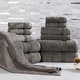 preview thumbnail 66 of 103, Superior Heritage Egyptian Cotton Absorbent 12-Piece Towel Set Charcoal