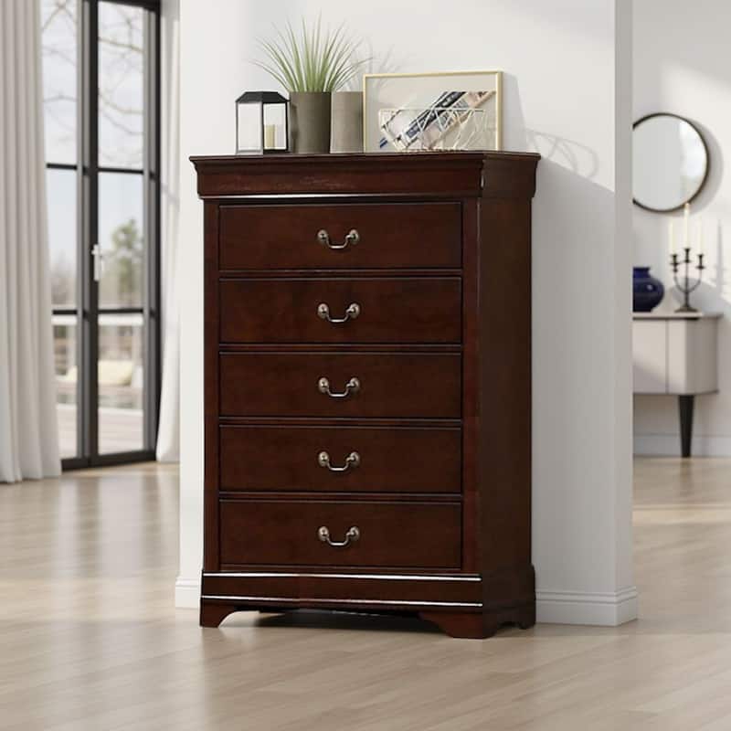 solid wood tall dresser Grafton 5 Drawer | American-made Furniture the Great Miami Chest is made from 100% solid hardwood construction with the kind of durability thats hard to find today New Jersey Tall Dresser
