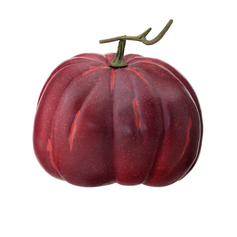 11" Latex Harvest Vine Pumpkin