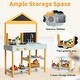 preview thumbnail 4 of 4, GIMMYFIVE Mud Kitchen,Wood Outdoor Play Kitchen Set for Toddlers