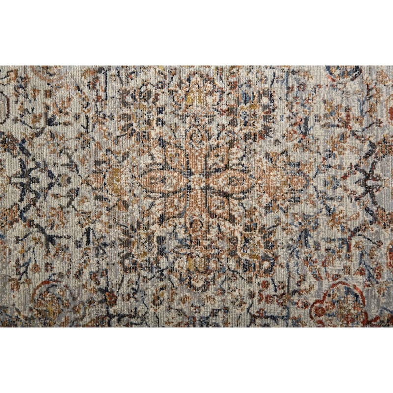 Grand Bazaar Frencess Machine Made Medallion Transitional Area Rug