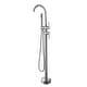 preview thumbnail 28 of 54, Freestanding Double Handle Clawfoot Tub Faucet - 8" x 47"