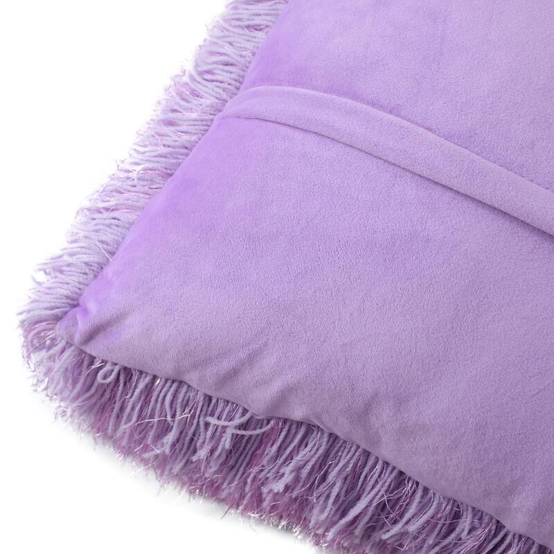 Manhattan Collection Shag Pillow