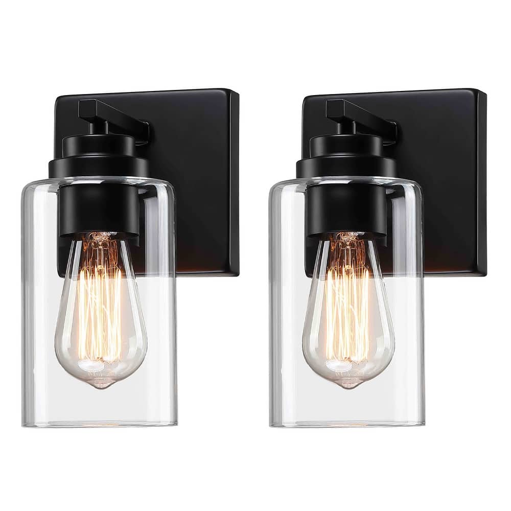 1-Light Wall Lights Bathroom Light Fixtures Set of 2
