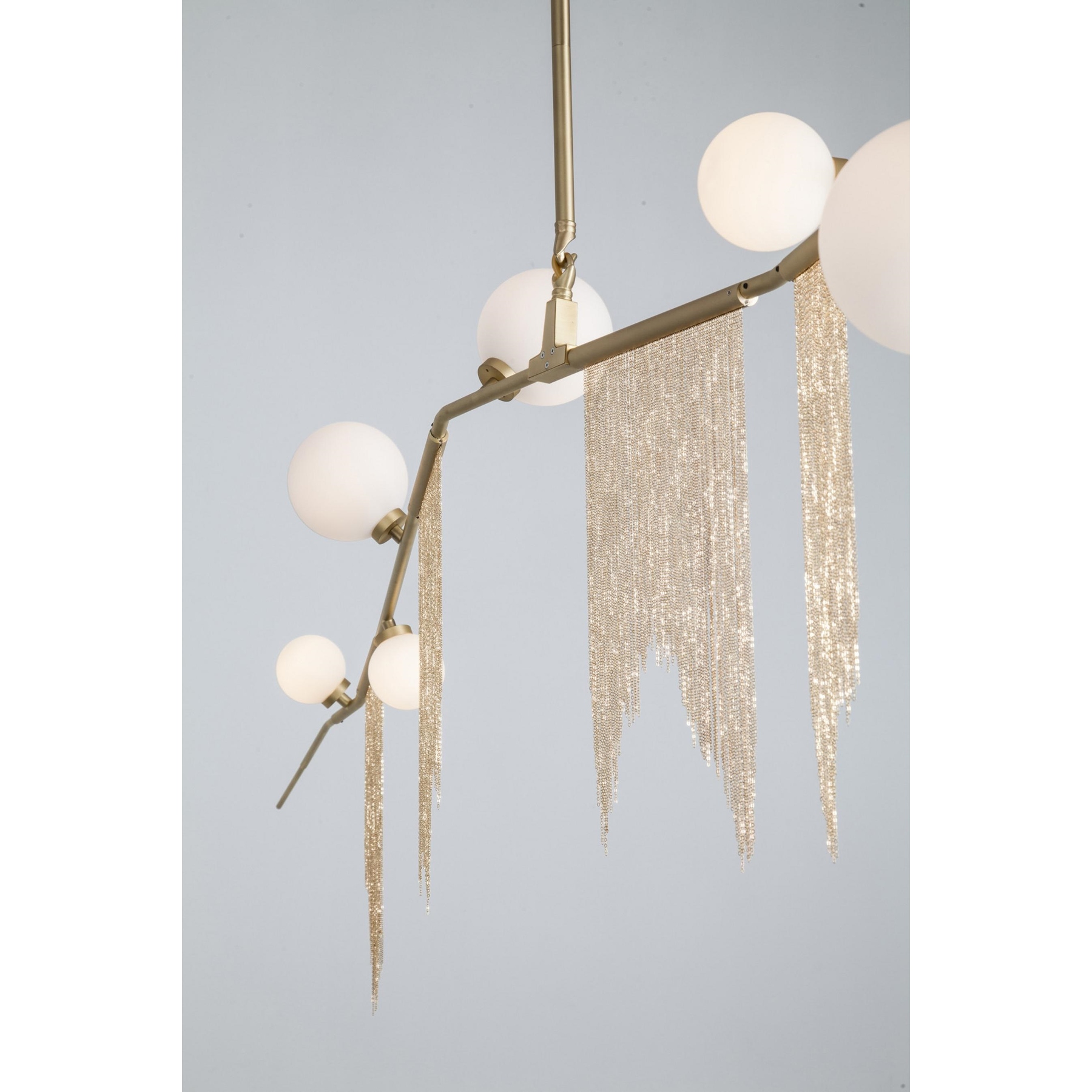 Amazon.com: ZLZYPLE 7-Light Glass Sputnik Ceiling Lighting