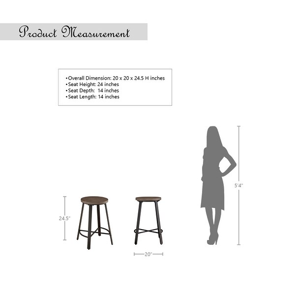 Klitten Counter Height Stool Set of 2 On Sale Bed Bath