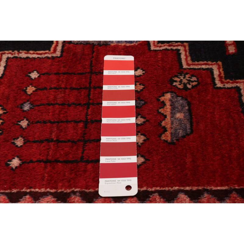 ECARPETGALLERY Hand-knotted Anadol Red Wool Rug - 3'6 x 9'4