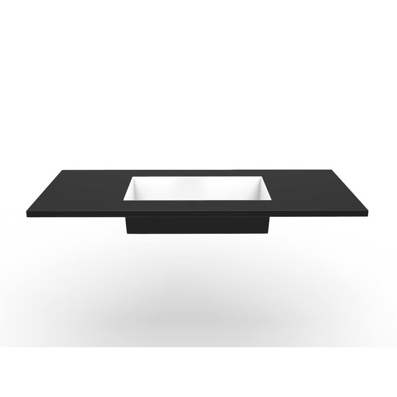 Serenity Solid-Surface Bathroom Vanity Top with Sink