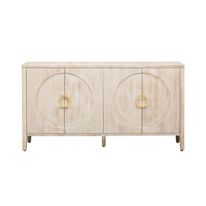 Sophisticated Fir Veneer Cabinet With Textured Finish,Suitable For Corridor, Entrance, Living Room, Study