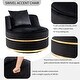 preview thumbnail 5 of 62, 360 Degree Swivel Accent Chair Velvet Modern Upholstered Barrel Chair Over-Sized Soft Chair with Seat Cushion