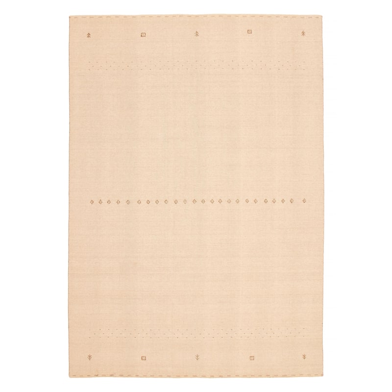 Kashkuli Gabbeh Cream Rug 7'10" x 11'1" - 7'10 x 11'1 - Cream - 7'10 x 11'1