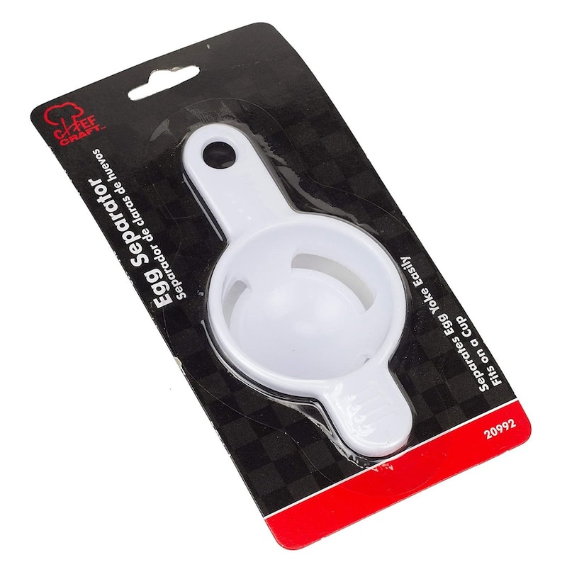 Chef Craft Egg Separator - Separates Egg Yolks Easily - Fits on a Cup