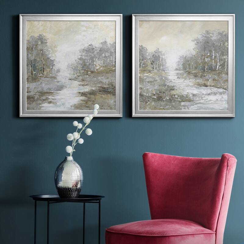 Babbling Brook I-Premium Framed Canvas - Ready to Hang - Multi-Color