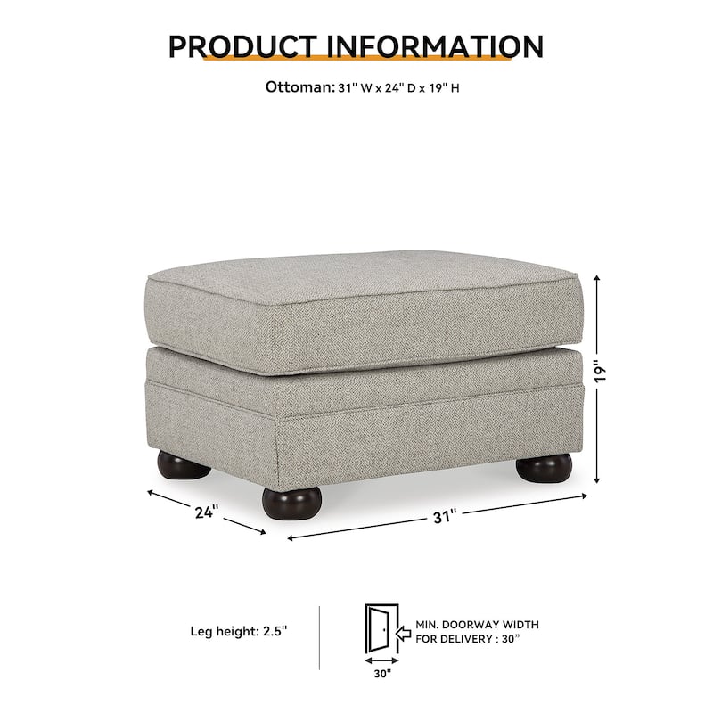 Signature Design by Ashley Gaelon Dune Ottoman