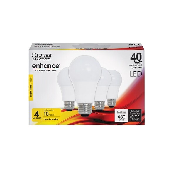 Feit Electric Om40 930ca10k 4 Enhance A Line Led Light Bulbs 6 Watts 120 Volts