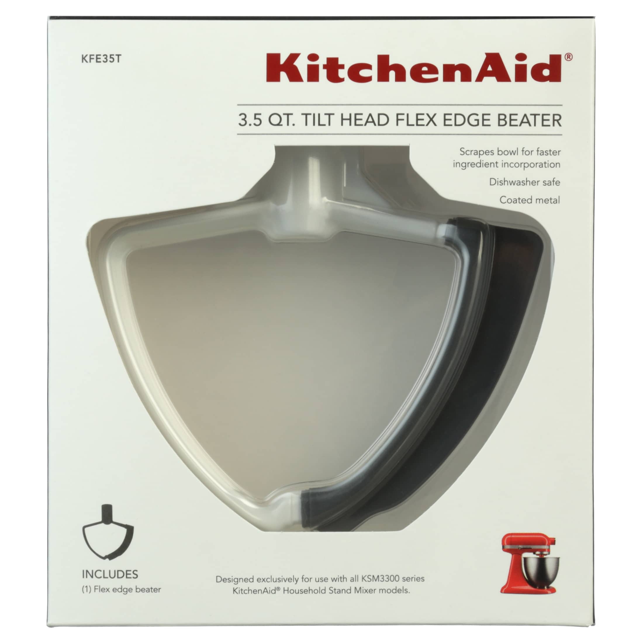KitchenAid KFE35T 3.5 Qt. Tilt Head Stand Mixer Flex Edge Beater - Culinary  Depot