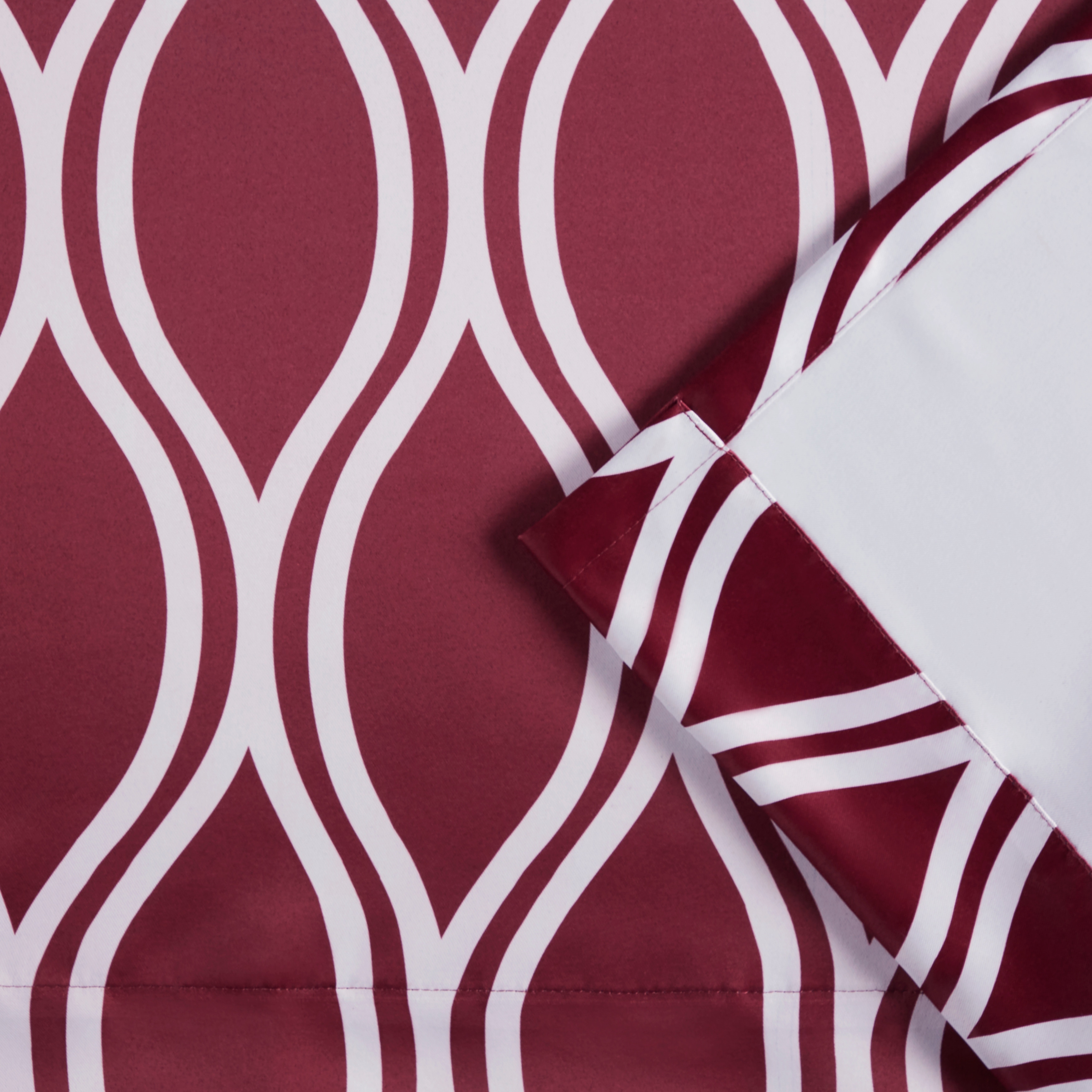 ATI Home Alfie Room Darkening Blackout Grommet Top Curtain-image