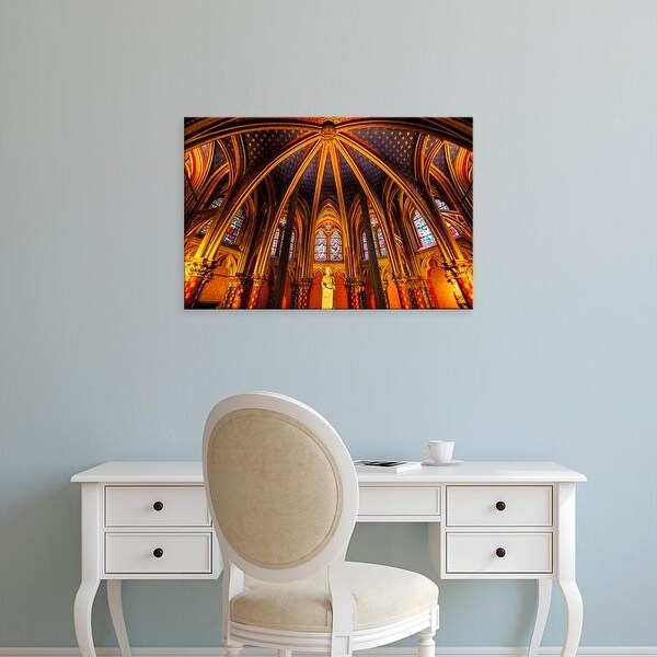 Easy Art Prints Brian Jannsen's 'Interior Of The Lower Chapel Of Sainte Chapelle' Premium Canvas Art