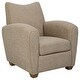 preview thumbnail 6 of 8, Uttermost Teddy Latte Accent Chair - 31"W x 36"H x 34"D