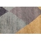 preview thumbnail 6 of 7, ECARPETGALLERY Hand-knotted Pak Finest Marrakesh Dark Grey, Light Gold Wool Rug - 8'2 x 9'11