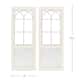 FirsTime & Co. Willow Farmhouse Window Wall Plaque Set