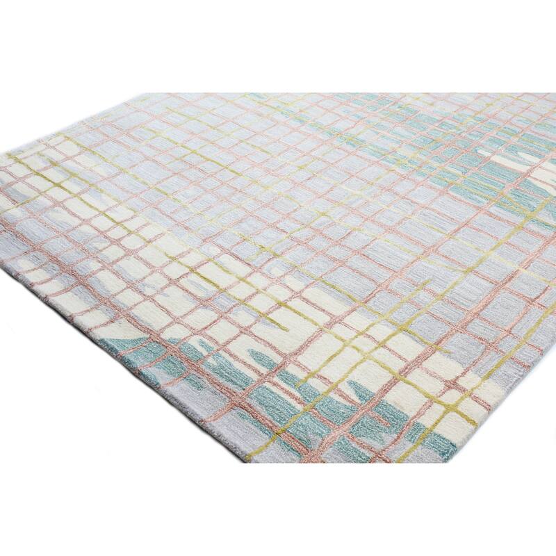 Bashian Maja Iv/Teal Contemporary Area Rug