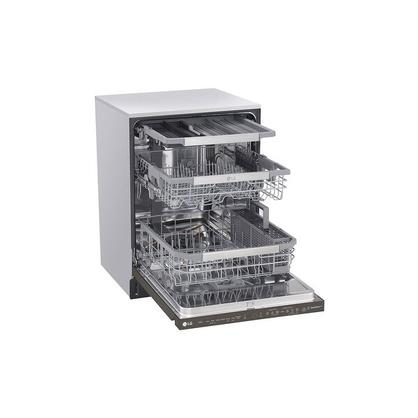 LG LDP6810BD Top Control w Towel Bar Wi Fi Black Stainless Steel Bed Bath Beyond 32822620