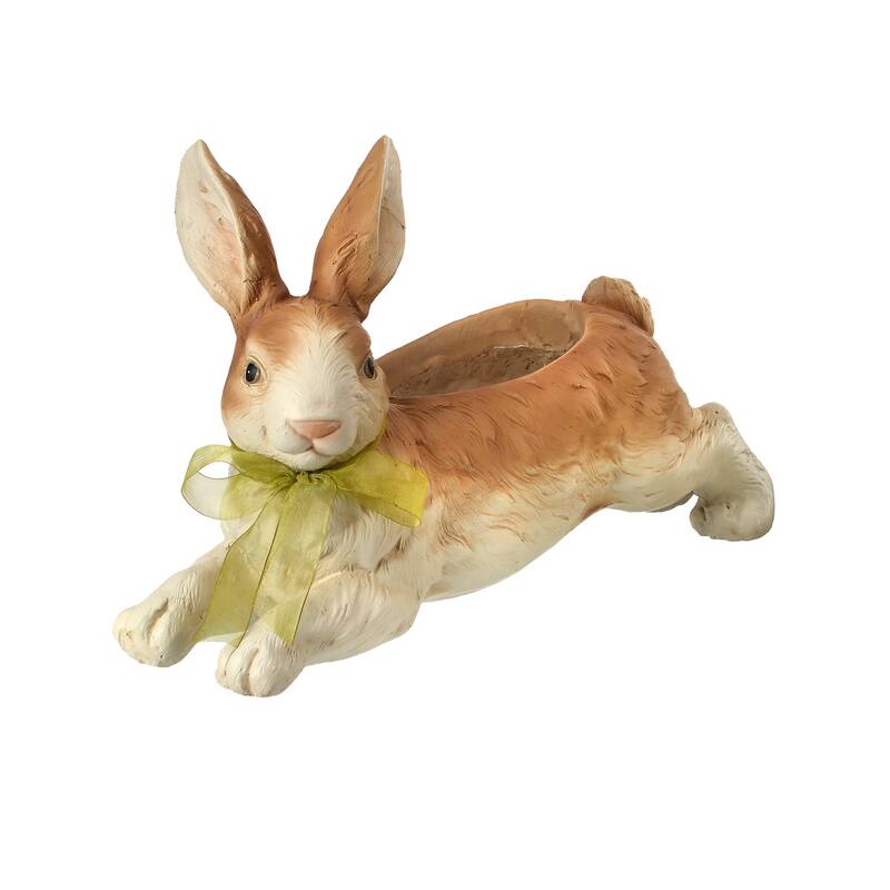 Mgo Leaping Bunny Planter 18.5"