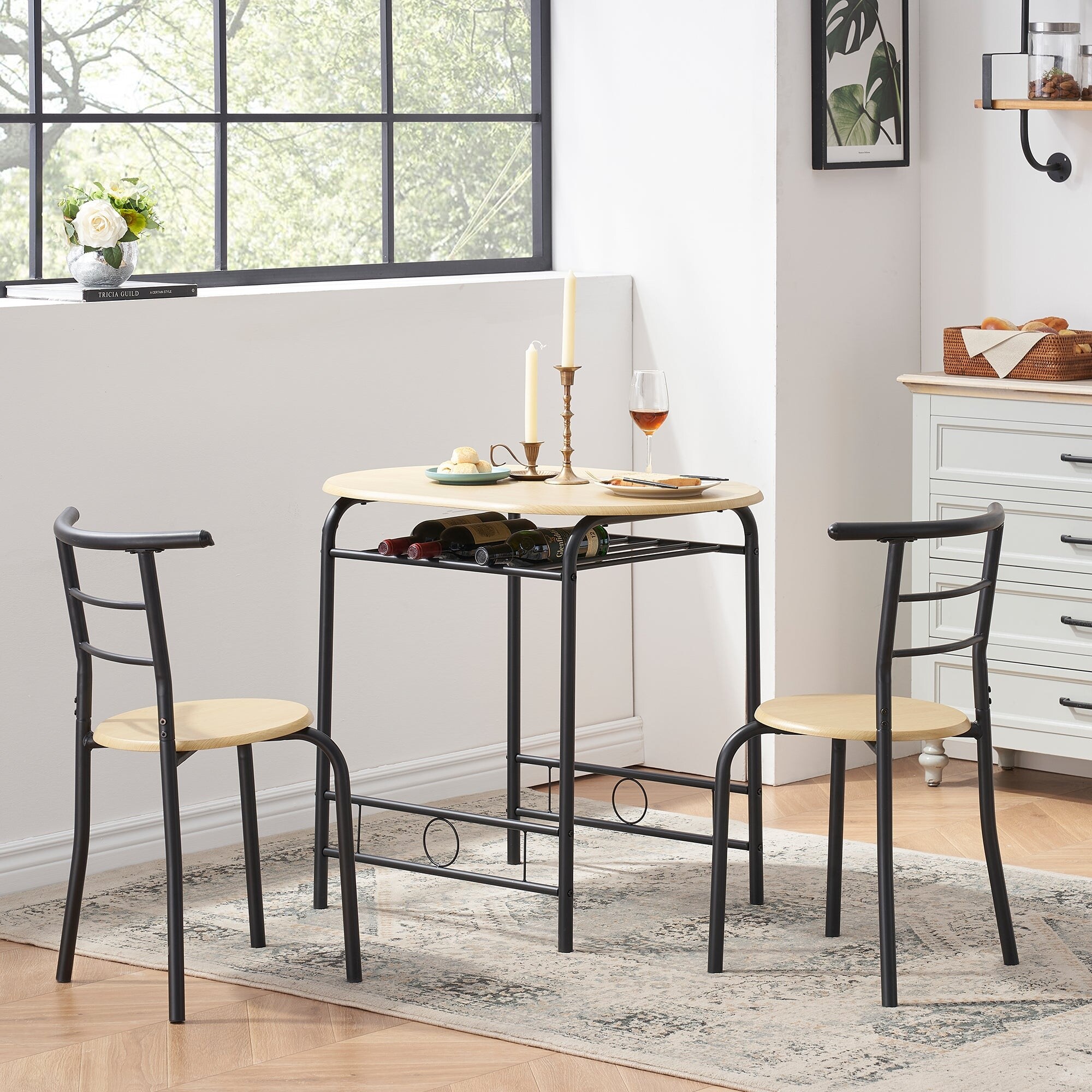 3 piece indoor on sale dining set