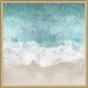 preview thumbnail 1 of 4, Ocean Waves I by Maggie Olsen Framed Mounted Canvas Wall Art Print
